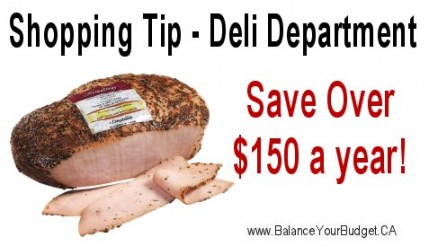 Shopping tip for the deli department
