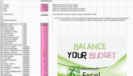 Start to build your budget