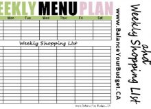 Weekly Meal Planning